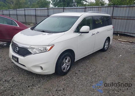 2013 Nissan Quest Sv z USA, uszkodzony, nr VIN JN8AE2KP5D9070921
